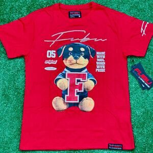 FUBU New York City Official Red T Shirt New With Tags